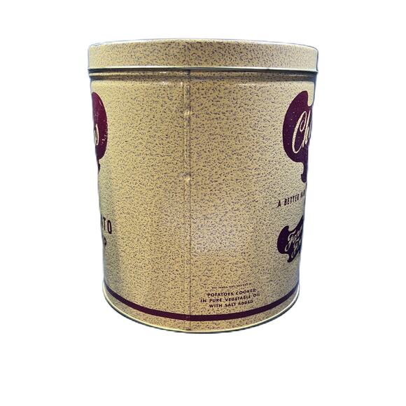 Vintage Charles Chips Potato Chip Tin 1960s - Picture 4 of 8